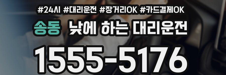 송동 낮에 하는 대리운전