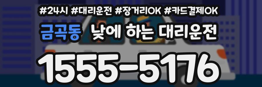 금곡동 낮에 하는 대리운전