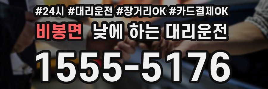 비봉면 낮에 하는 대리운전