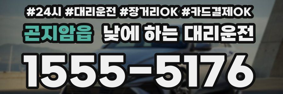 곤지암읍 낮에 하는 대리운전