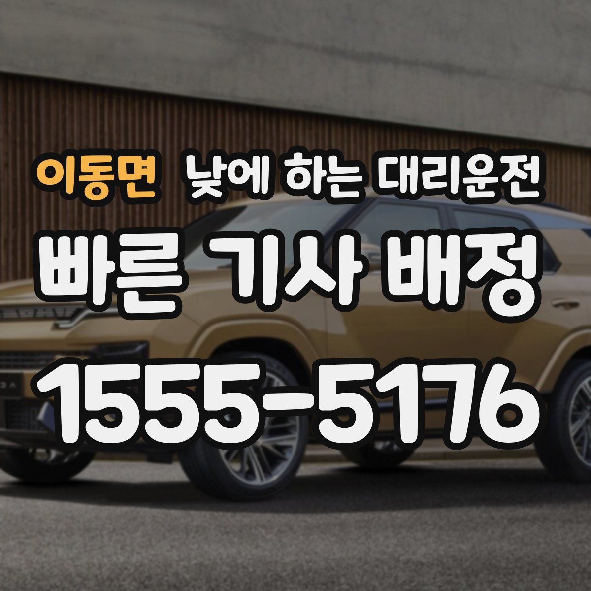 이동면 낮에 하는 대리운전
