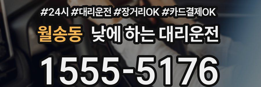 월송동 낮에 하는 대리운전