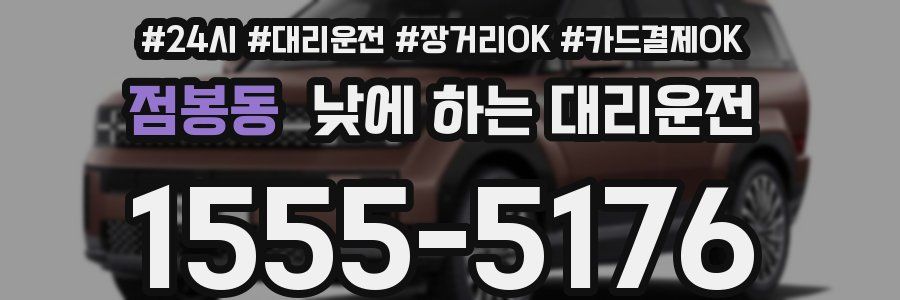 점봉동 낮에 하는 대리운전