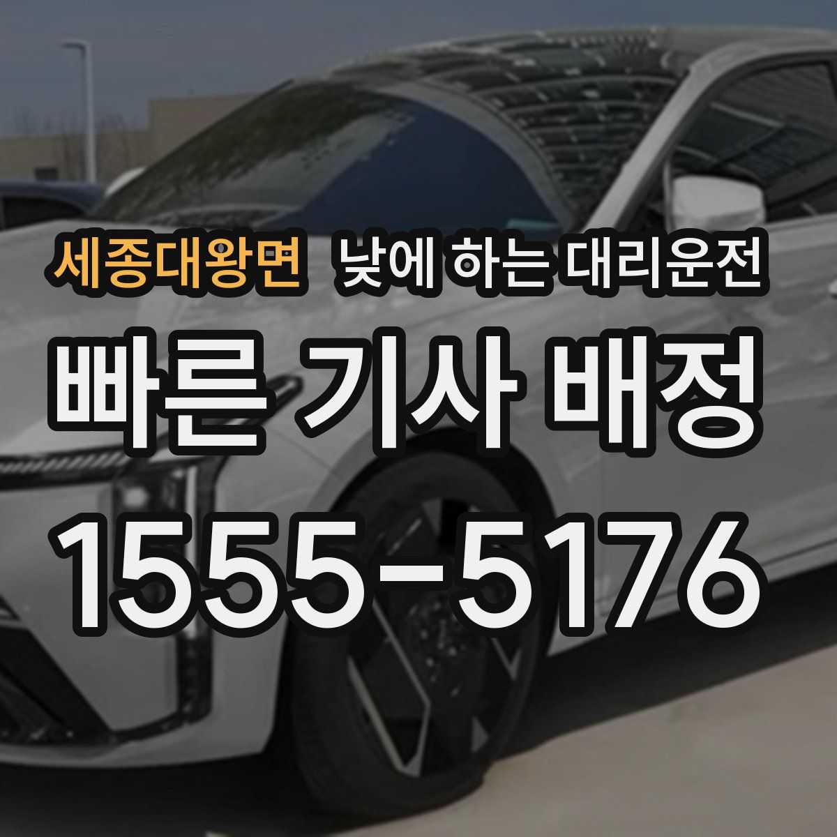 세종대왕면 낮에 하는 대리운전