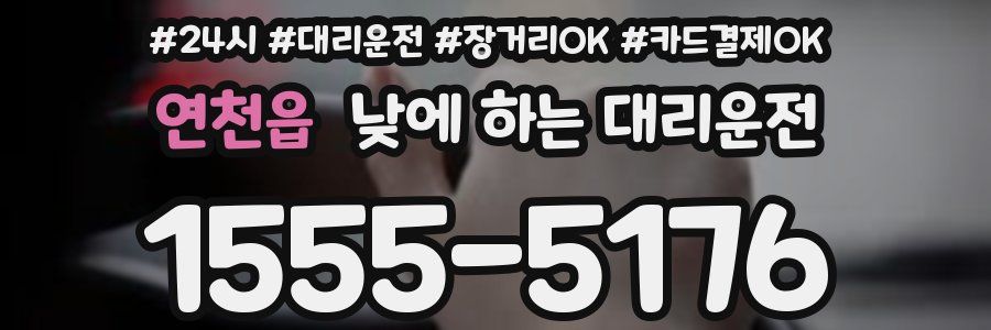 연천읍 낮에 하는 대리운전