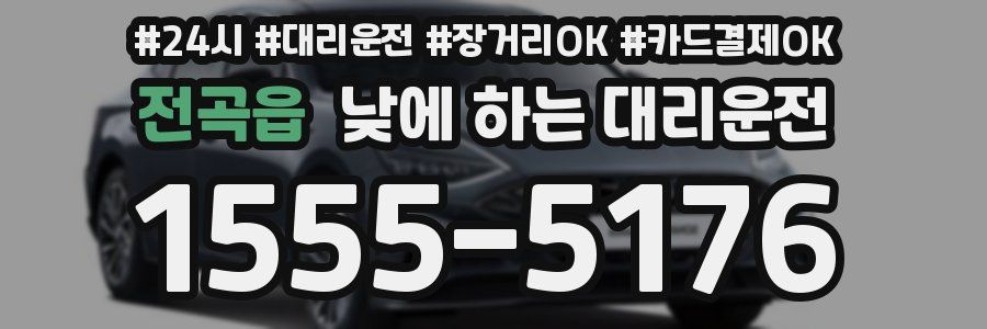 전곡읍 낮에 하는 대리운전