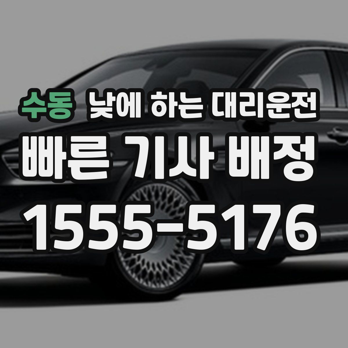 수동 낮에 하는 대리운전