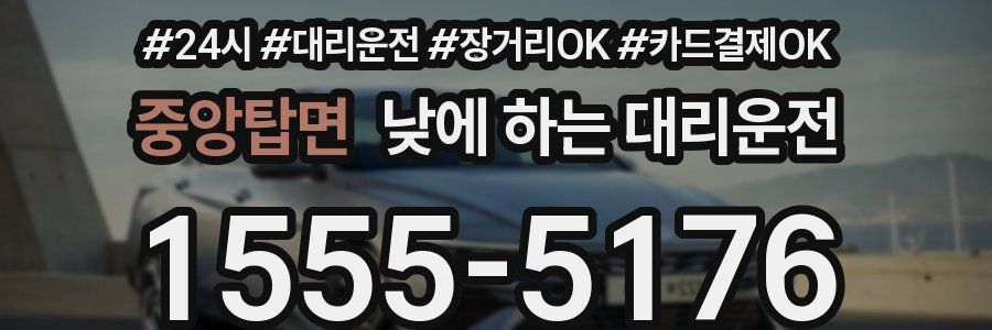 중앙탑면 낮에 하는 대리운전