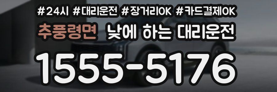 추풍령면 낮에 하는 대리운전