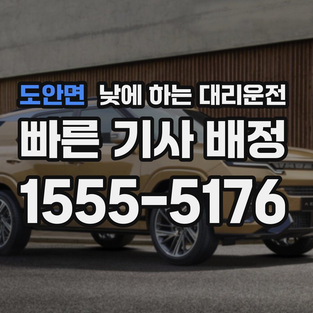 도안면 낮에 하는 대리운전 여러 지점 순회 일정에 유용