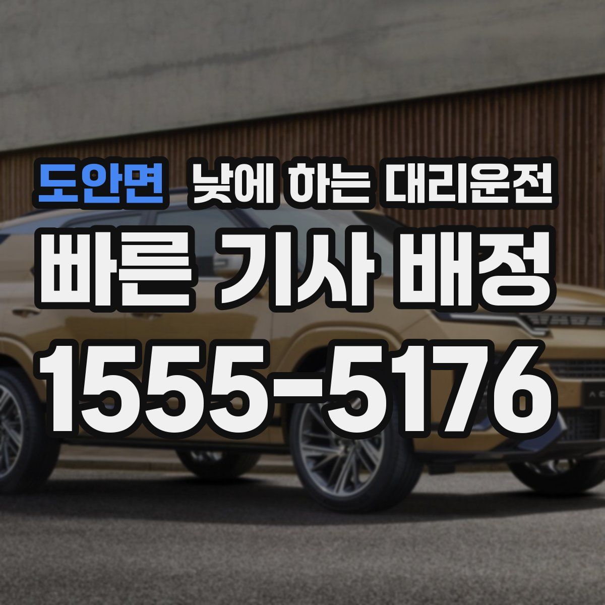 도안면 낮에 하는 대리운전