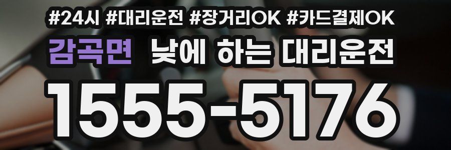 감곡면 낮에 하는 대리운전