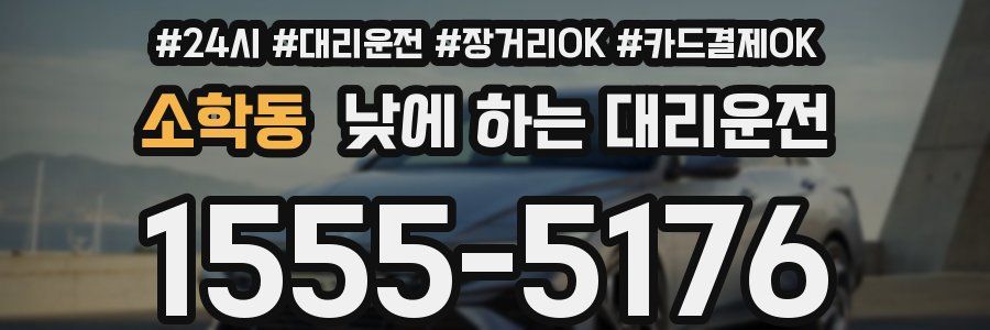 소학동 낮에 하는 대리운전