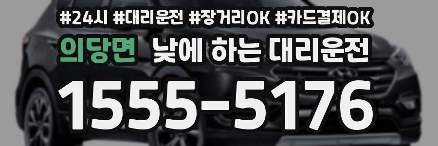 의당면 낮에 하는 대리운전