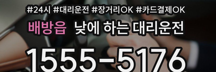 배방읍 낮에 하는 대리운전