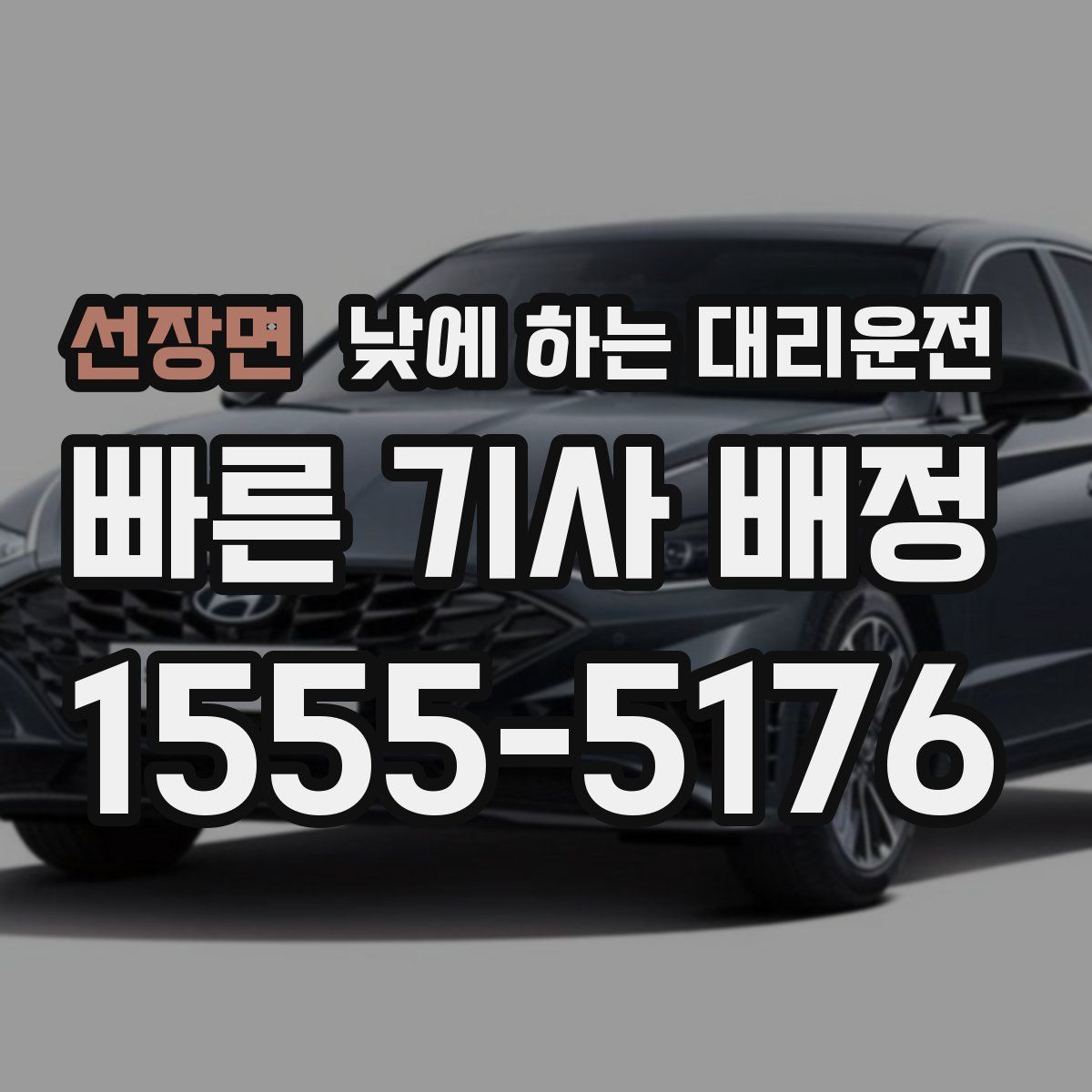 선장면 낮에 하는 대리운전