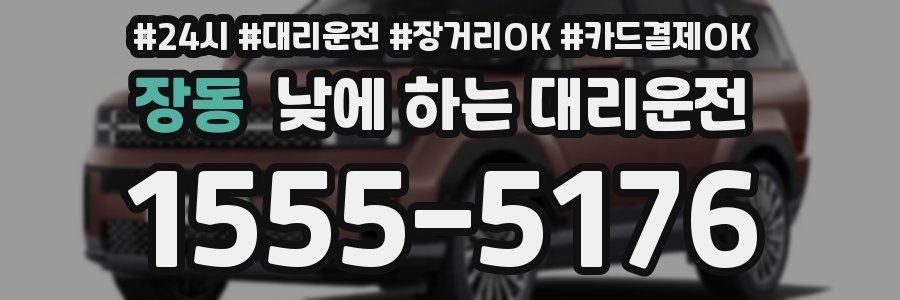 장동 낮에 하는 대리운전