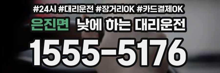 은진면 낮에 하는 대리운전