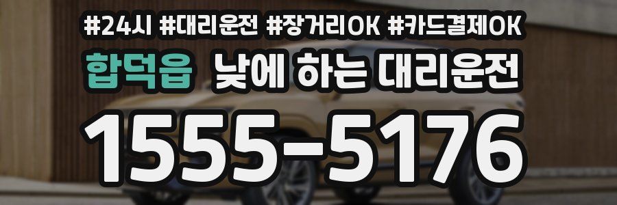 합덕읍 낮에 하는 대리운전