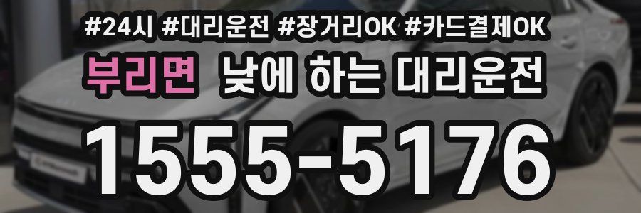 부리면 낮에 하는 대리운전