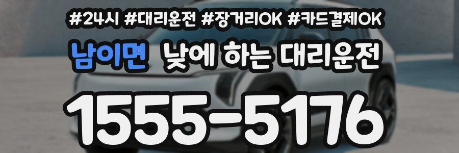 남이면 낮에 하는 대리운전