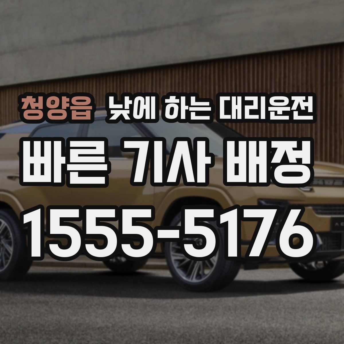 청양읍 낮에 하는 대리운전