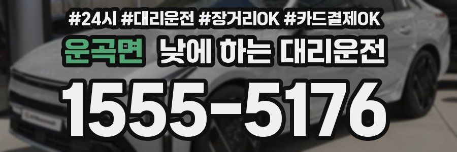 운곡면 낮에 하는 대리운전