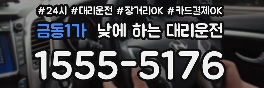 금동1가 낮에 하는 대리운전