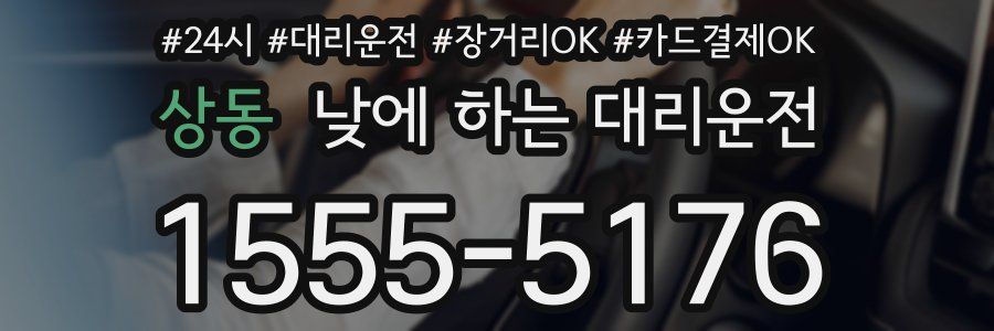 상동 낮에 하는 대리운전