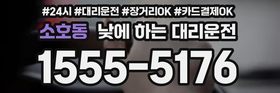 소호동 낮에 하는 대리운전