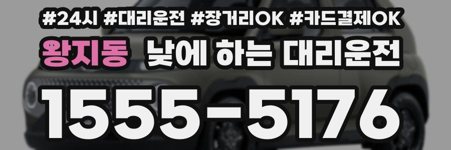 왕지동 낮에 하는 대리운전