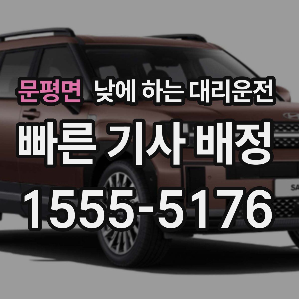 문평면 낮에 하는 대리운전