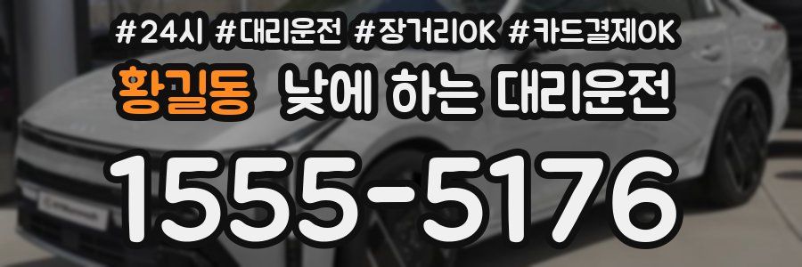 황길동 낮에 하는 대리운전