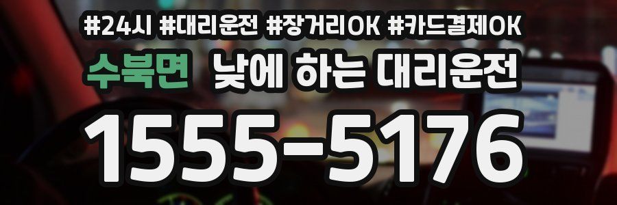 수북면 낮에 하는 대리운전