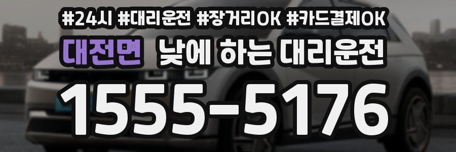 대전면 낮에 하는 대리운전