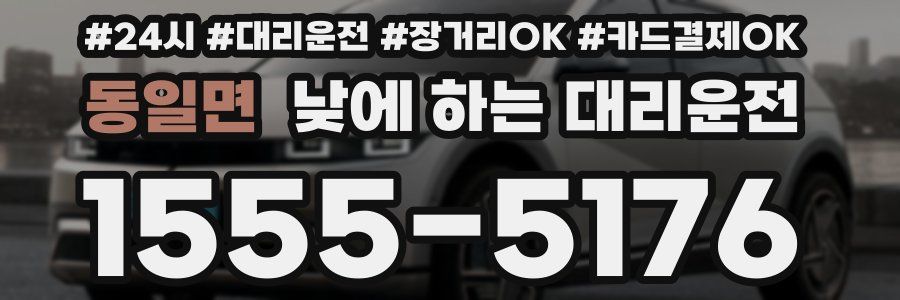 동일면 낮에 하는 대리운전