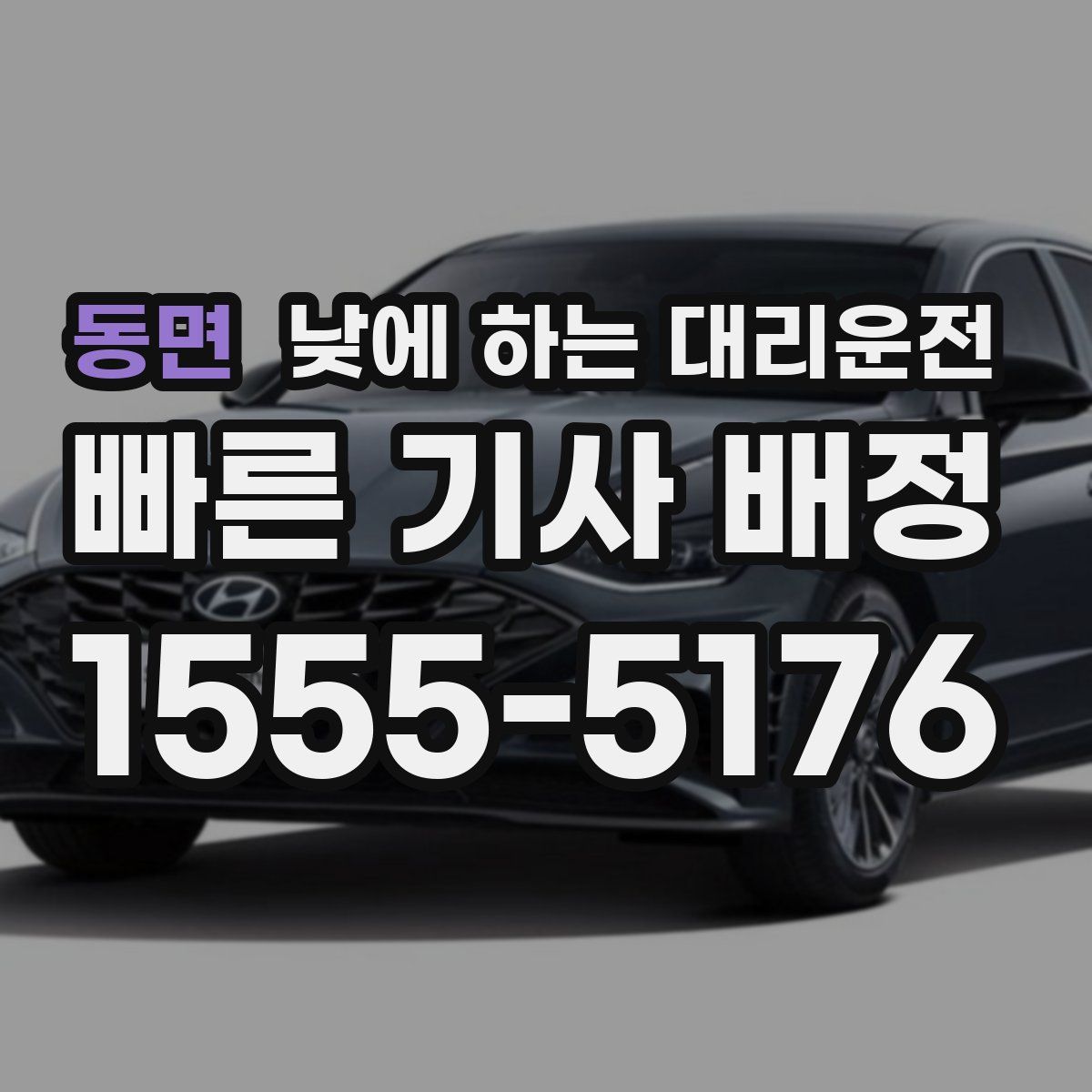 동면 낮에 하는 대리운전