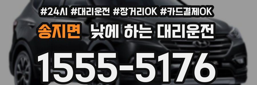 송지면 낮에 하는 대리운전
