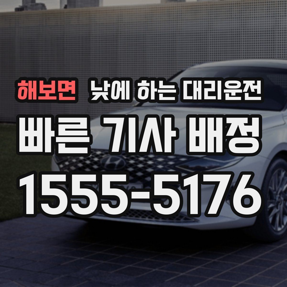해보면 낮에 하는 대리운전 거래처 방문 동선이 많을 때 추천