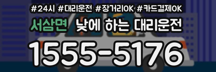 서삼면 낮에 하는 대리운전
