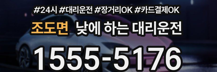 조도면 낮에 하는 대리운전