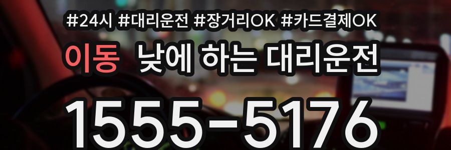 이동 낮에 하는 대리운전