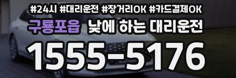 구룡포읍 낮에 하는 대리운전