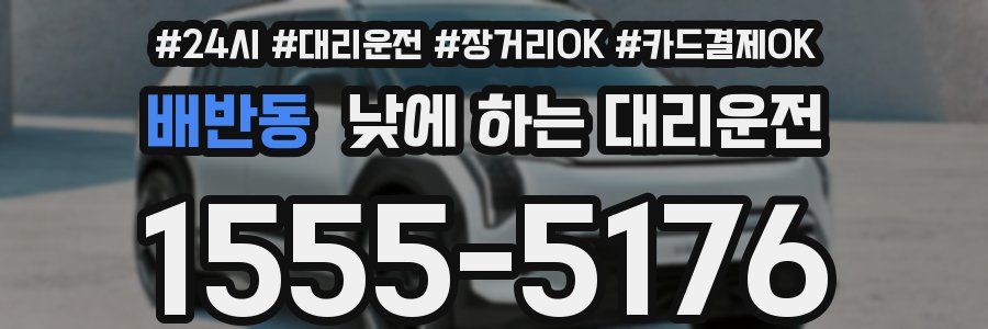 배반동 낮에 하는 대리운전