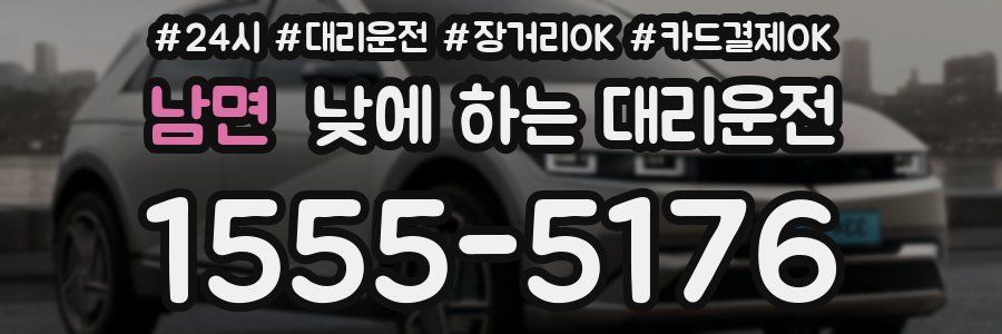 남면 낮에 하는 대리운전