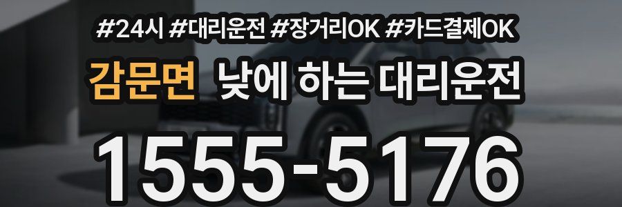 감문면 낮에 하는 대리운전