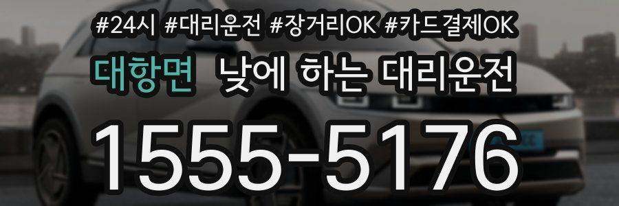 대항면 낮에 하는 대리운전