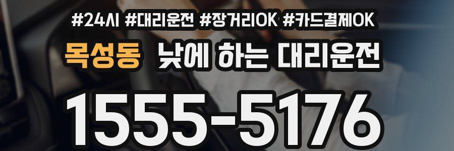 목성동 낮에 하는 대리운전