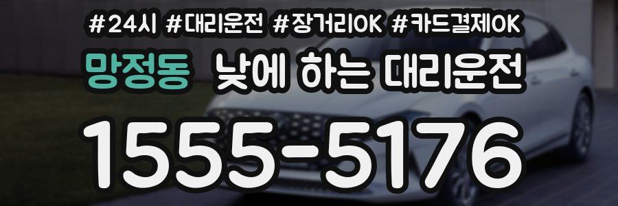 망정동 낮에 하는 대리운전
