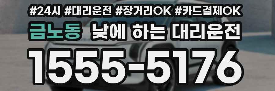 금노동 낮에 하는 대리운전